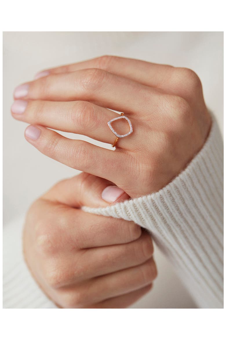 Riva Diamond Hoop Ring, Alternate, color, YELLOW GOLD