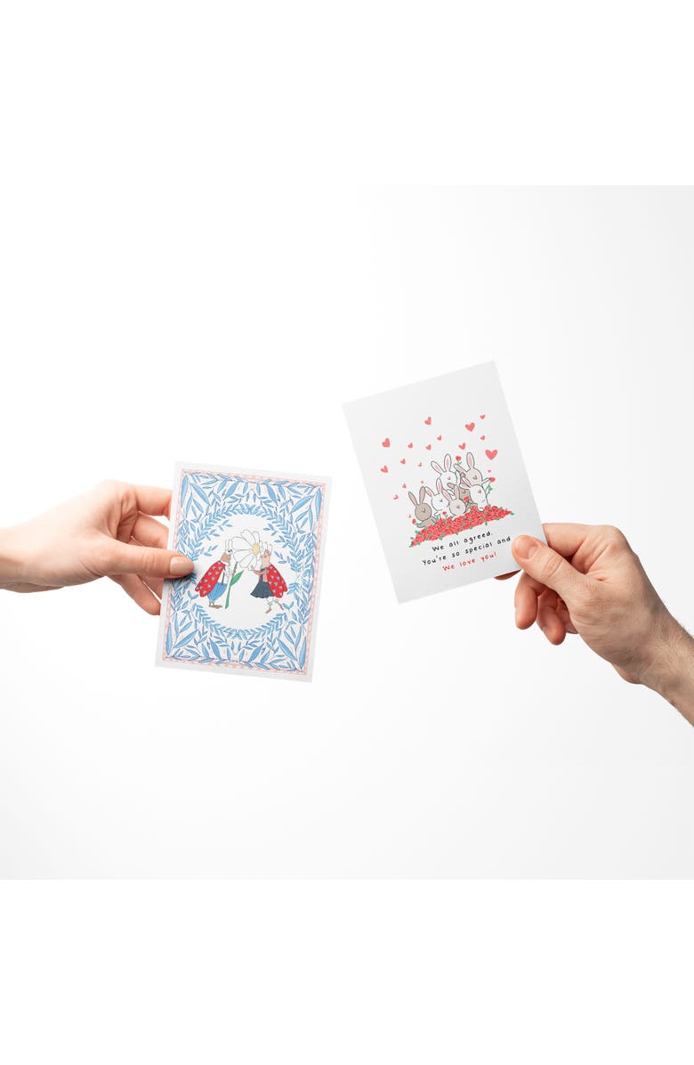 Ramus & Co Valentine's Day Friendship Greeting Card Pack Sets, 'Love Bugs, Bunnies We Love You, Love Day', Alternate, color, Multi-Pack