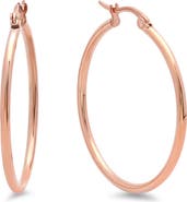 STEELTIME Slim Hoop Earrings