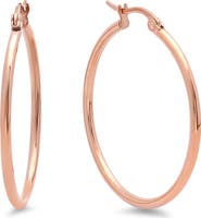 STEELTIME Slim Hoop Earrings