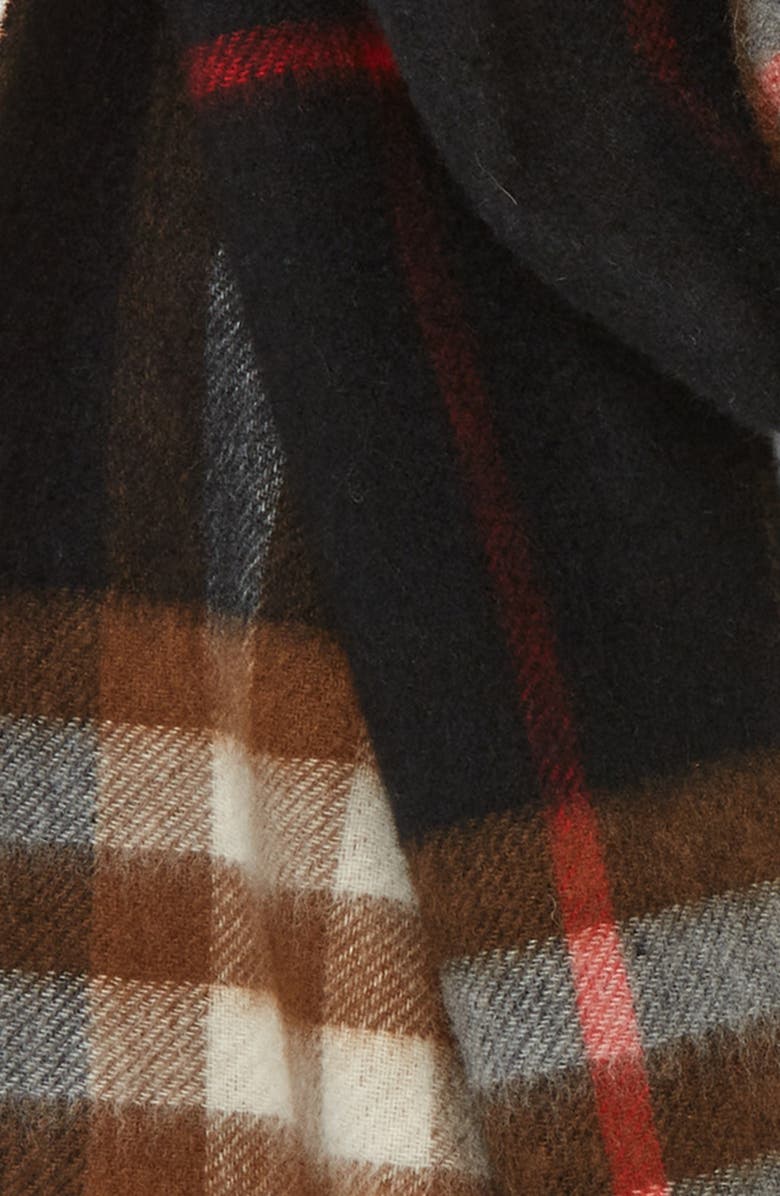 Burberry Giant Check Cashmere Scarf, Alternate, color, 