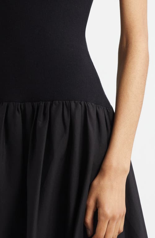 Cinq À Sept Nera Bubble Hem A-line Dress In Black