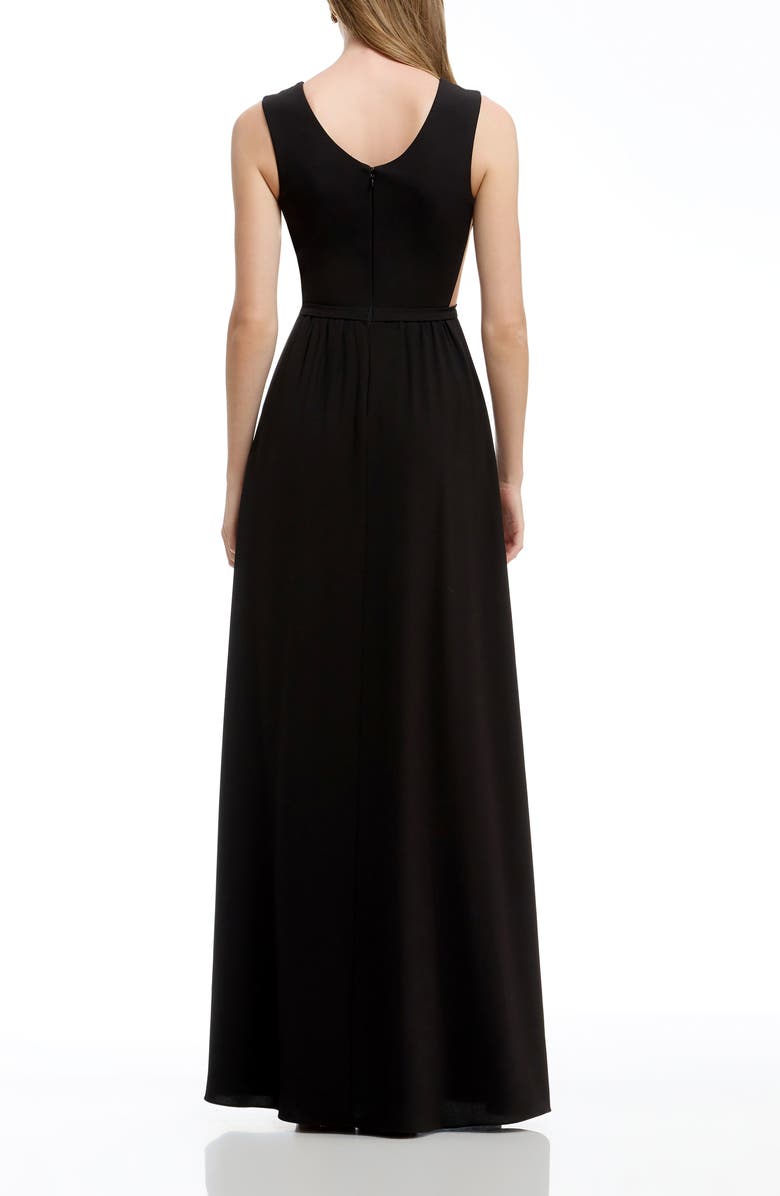 Dress the Population Katrina Illusion Sleeveless Gown, Alternate, color,