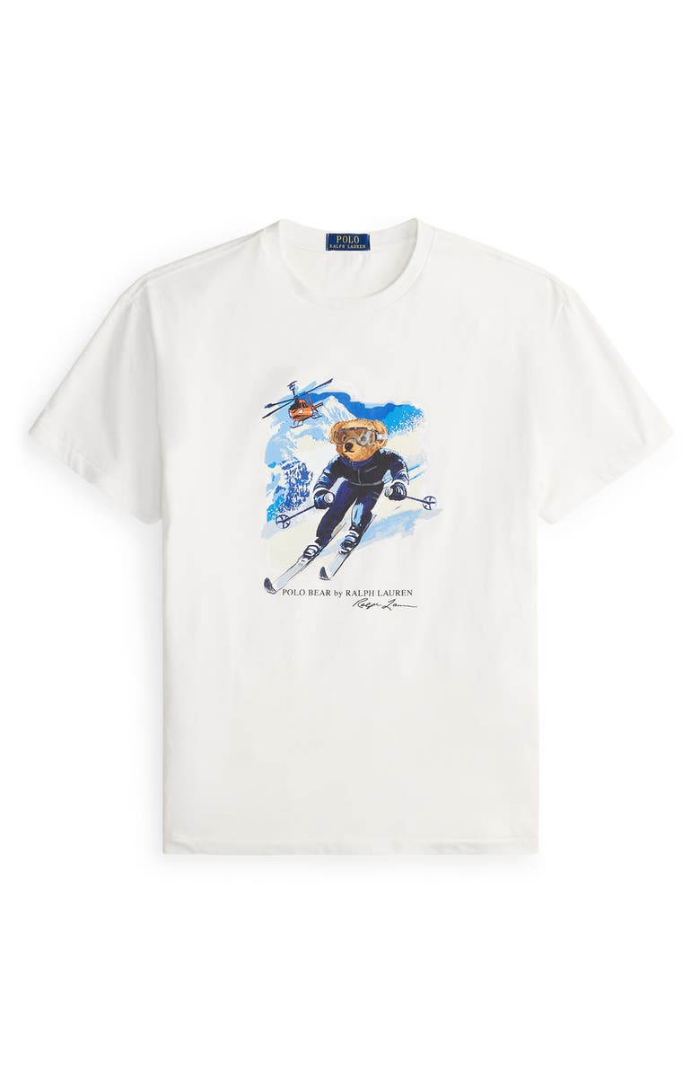 Polo Ralph Lauren Classic Fit Polo Bear Graphic T-Shirt, Alternate, color, White/ Active Bear
