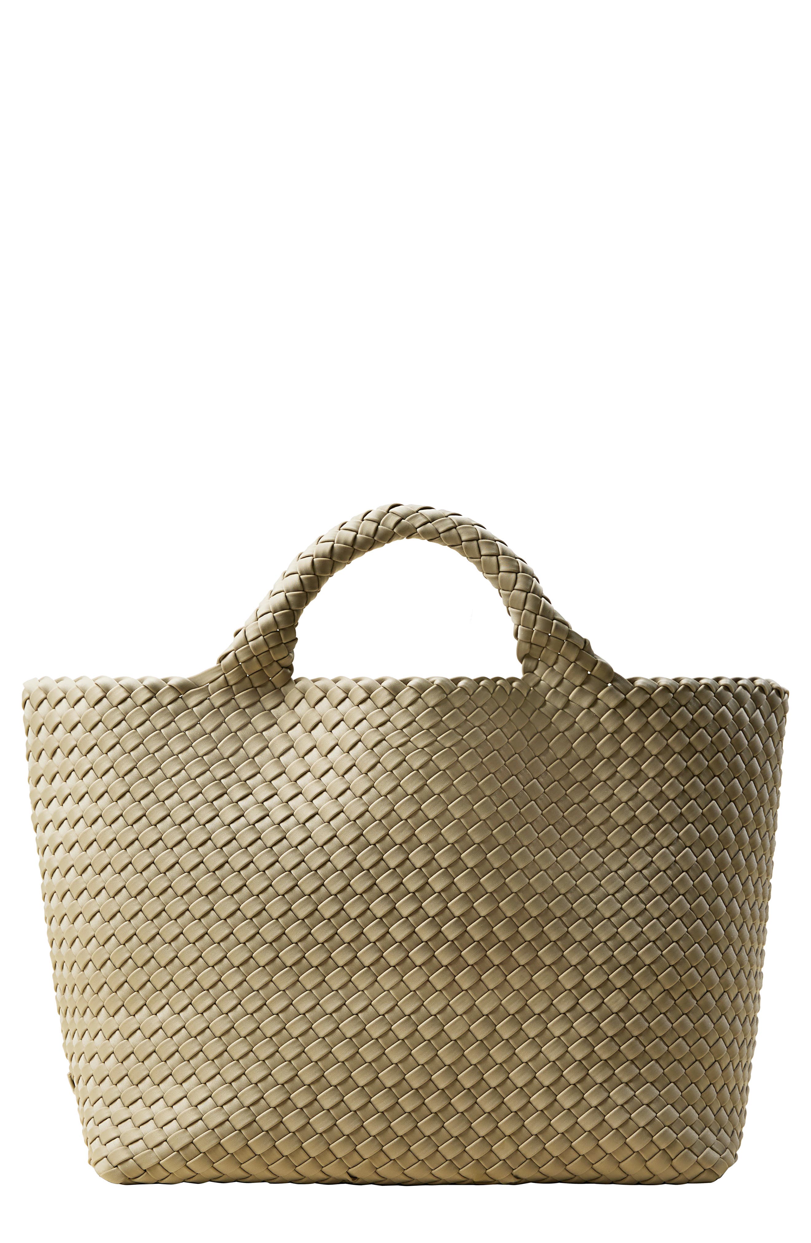 NAGHEDI Medium St. Barths Tote in Stone 