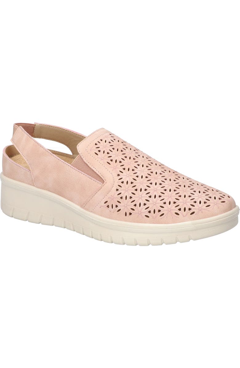 EASY STREET Petal Laser Cut Slingback Sneaker, Main, color, Blush