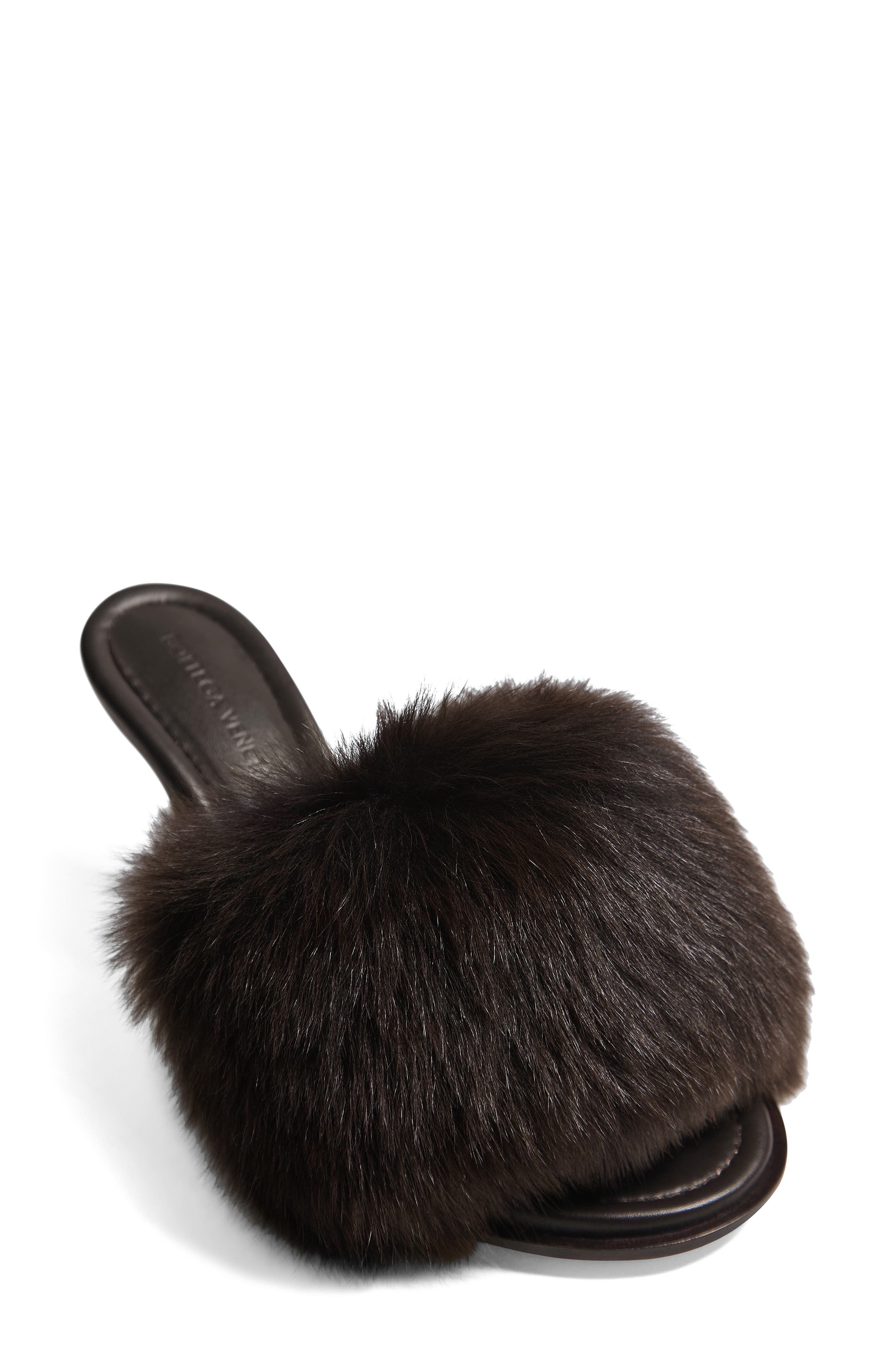 Cherry Genuine Shearling & Leather Sandal, Alternate, color, 2172 FONDANT-ESPRESSO
