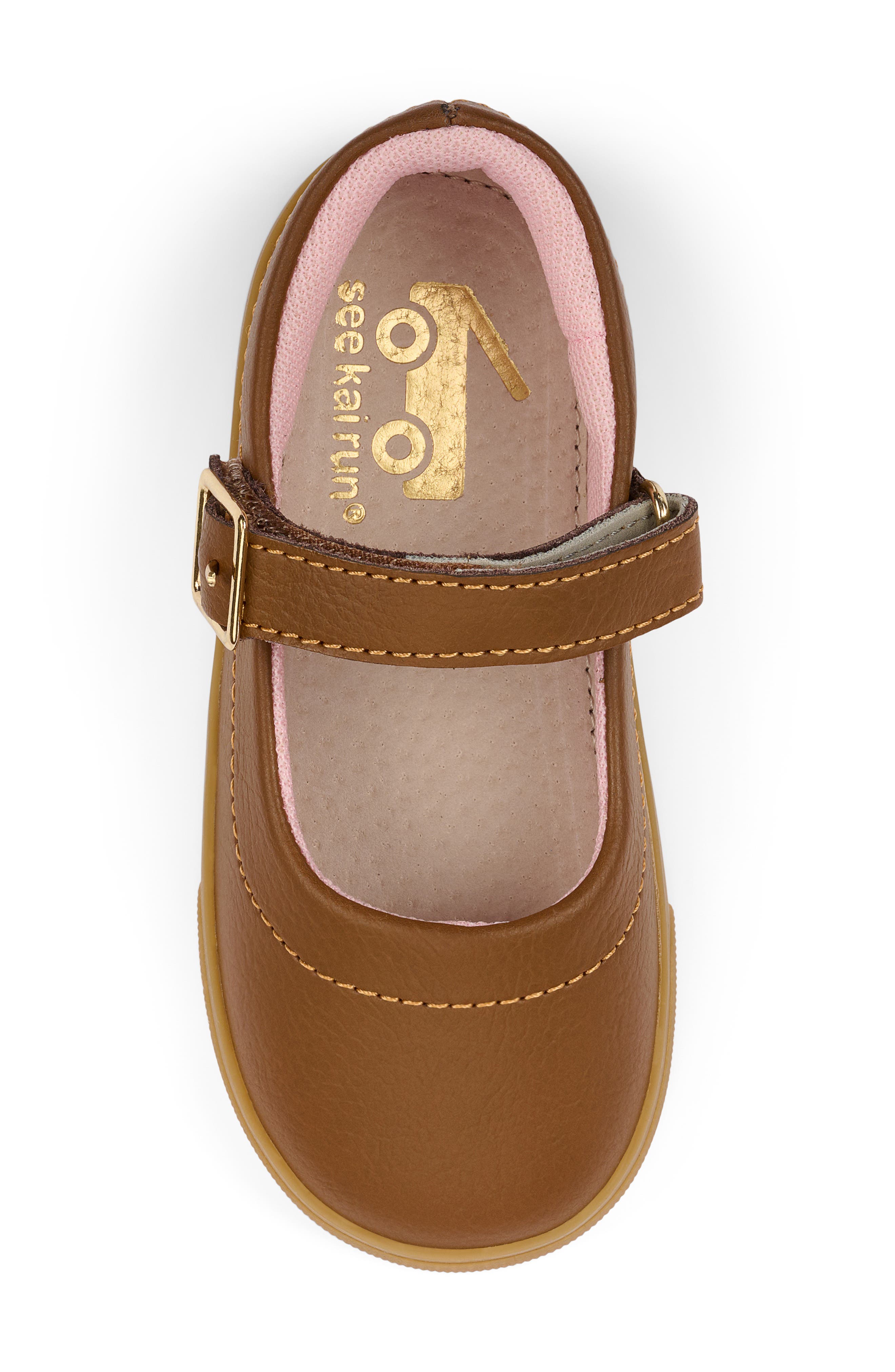 See Kai Run Kids' Lucia Mary Jane, Alternate, color, Toffee Brown