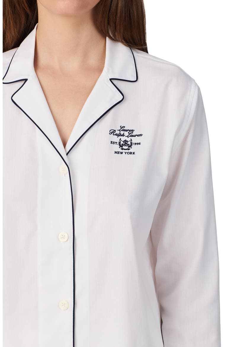 Cotton Pajamas, Alternate, color, WHITE