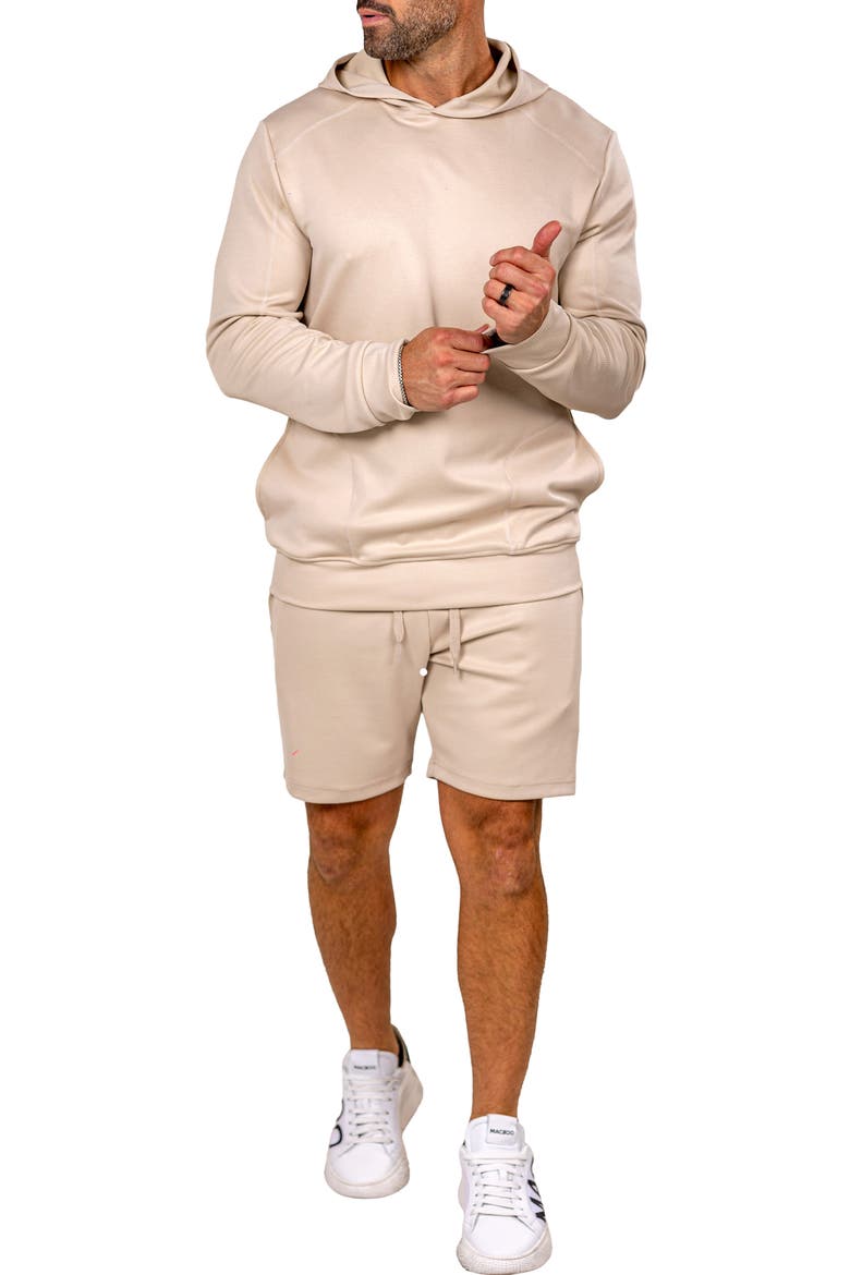 Marthyr Pullover Hoodie, Alternate, color, BEIGE