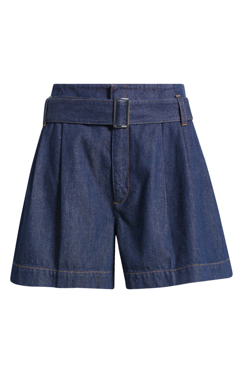 FRAME The Paperbag Belted Denim Shorts, Alternate, color, Rinse