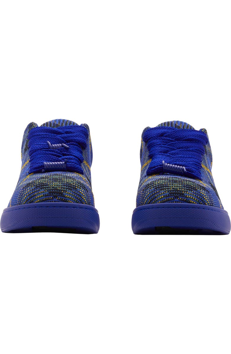 Burberry Check Knit Box Sneaker, Alternate, color, Bright Navy Ip Chk