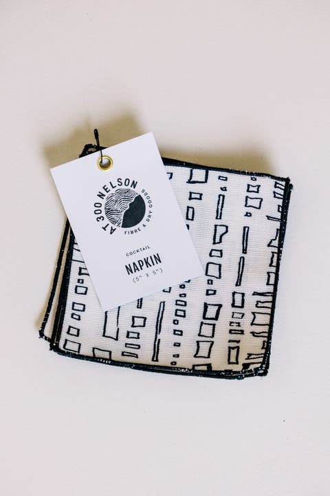 Capistrano in Clairvoyant 5" x 5" Cocktail Napkin - Set of 4