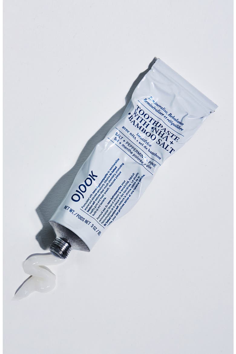 Toothpaste with nHA + Bamboo Salt, Alternate, color, WHITE