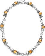 LAGOS Glacier Citrine Link Necklace