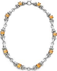 LAGOS Glacier Citrine Link Necklace
