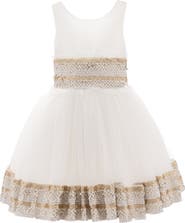 Tulleen Lorelei Sequin Hem Dress