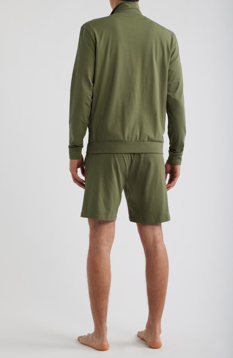 BOSS 365 Track Jacket & Shorts Set, Alternate, color, Open Green