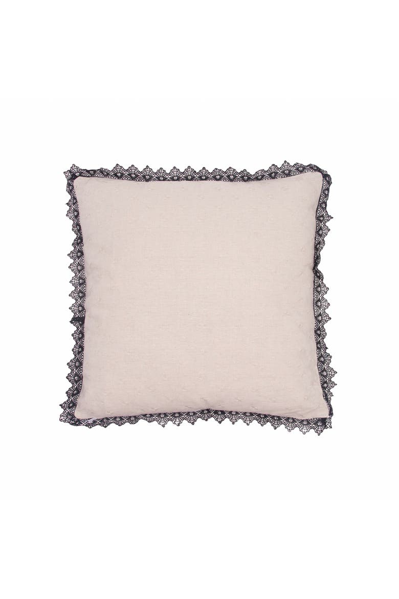 "Trick Or Treat" Halloween Accent Throw Pillow 18" x 18", Alternate, color, Beige