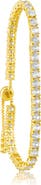CZ by Kenneth Jay Lane Bolo CZ Tennis Bracelet
