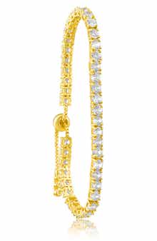 CZ BY KENNETH JAY LANE Bolo CZ Tennis Bracelet
