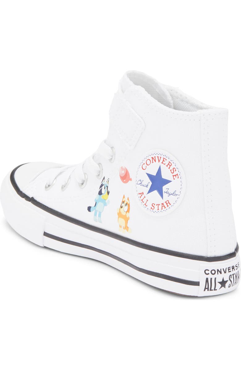 Converse x Bluey Kids' Chuck Taylor<sup>®</sup> All Star<sup>®</sup> 1V High Top Sneaker, Alternate, color, Blue/ Multi/ White