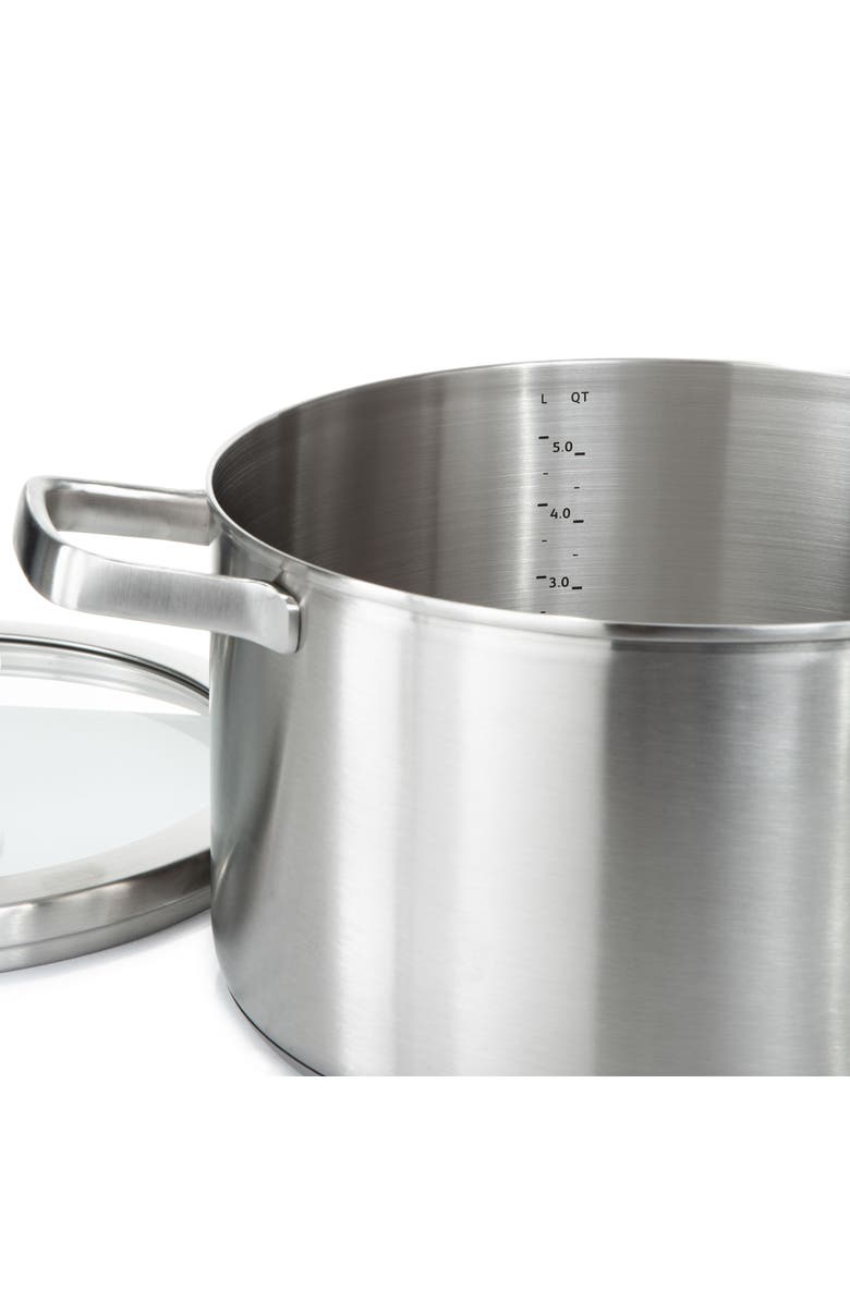 BergHOFF Leo Graphite 4-Piece Cookware Set, Alternate, color, Silver