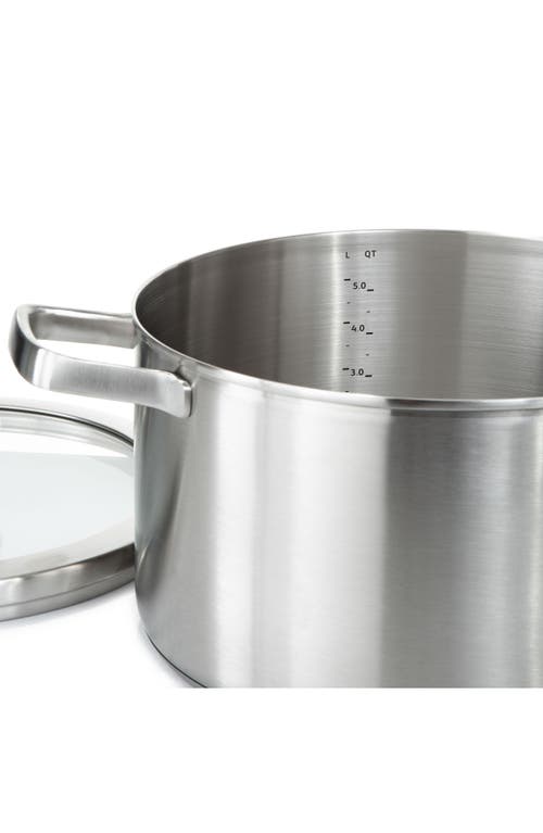 Berghoff Leo Graphite 4-piece Cookware Set In Silver