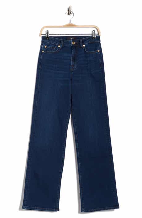 7 For All Mankind Alexa Mid Rise Straight Leg Jeans