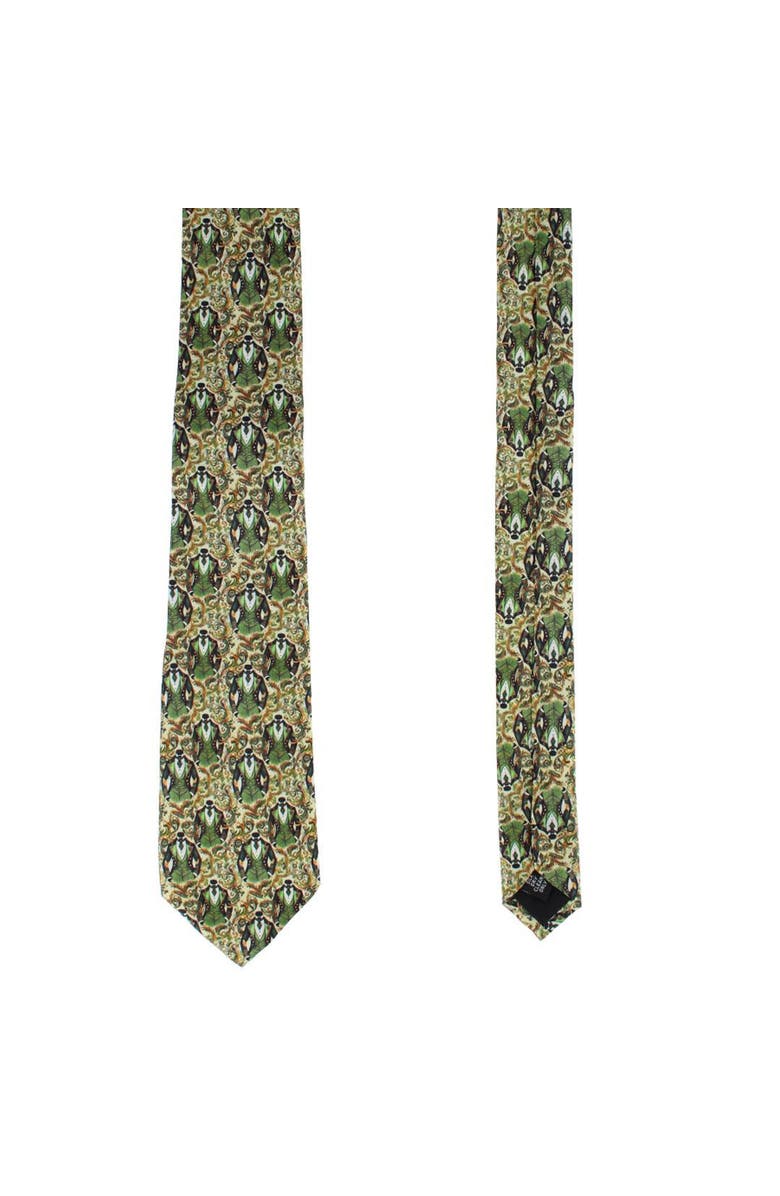 Trafalgar Big and Tall Shall We Dance Silk Novelty Neck Tie, Alternate, color, Green