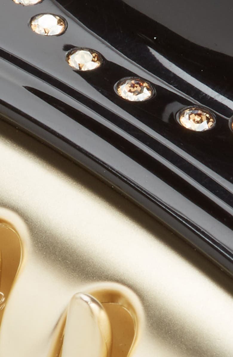 Alexandre de Paris Vendome Medium Crystal Embellished Hair Clip, Alternate, color, Black Gold