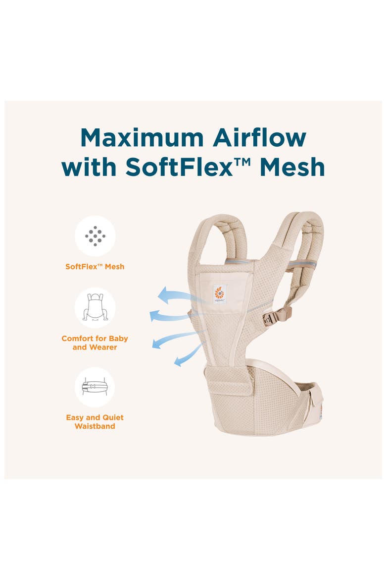 Alta Hip Seat Baby Carrier, Alternate, color, NATURAL BEIGE