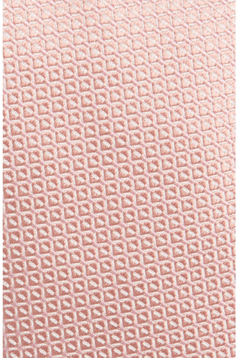 Micropattern Silk Blend Tie, Alternate, color, OPEN PINK