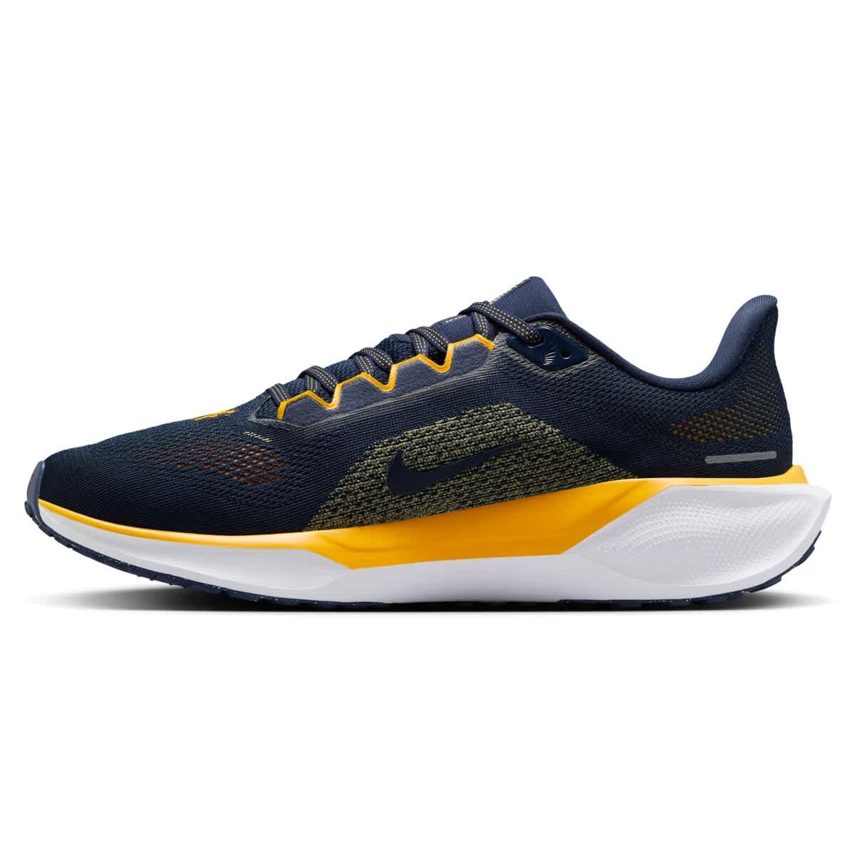 Nike Unisex Nike Navy West Virginia Mountaineers Zoom Pegasus 41 Running Shoes, Alternate, color, 