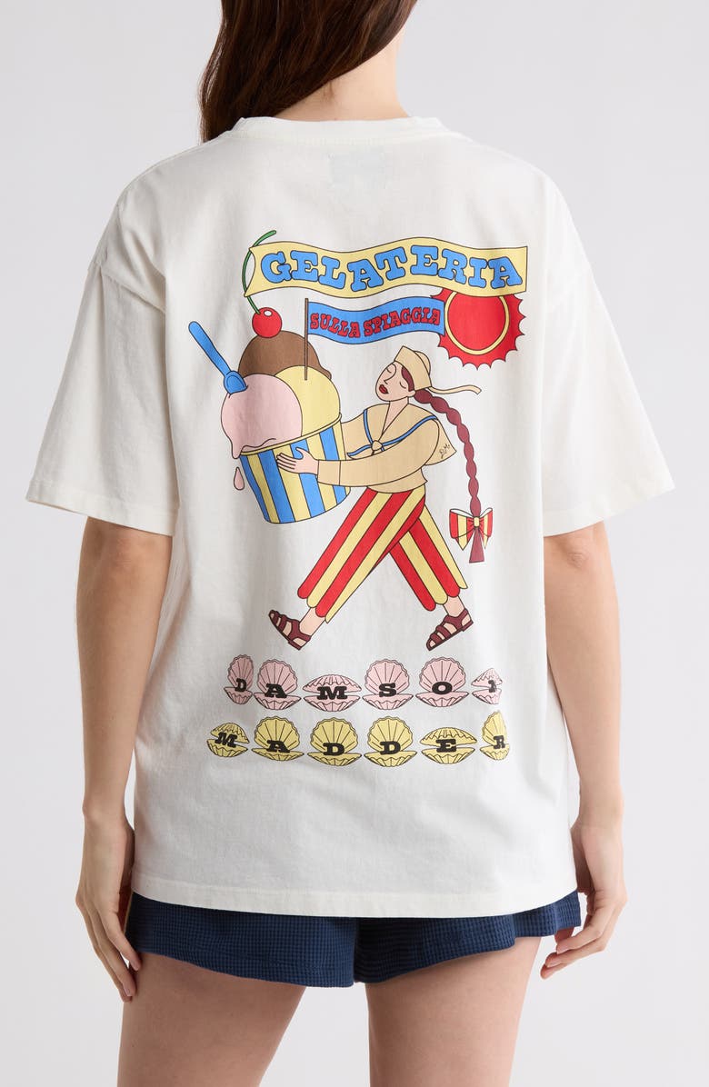 Damson Madder Gelati Organic Cotton Graphic T-Shirt, Alternate, color, 