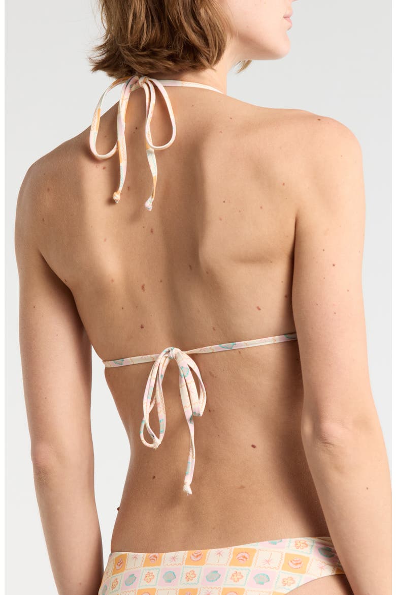 Palm Triangle Bikini Top, Alternate, color, SANDY SHORES
