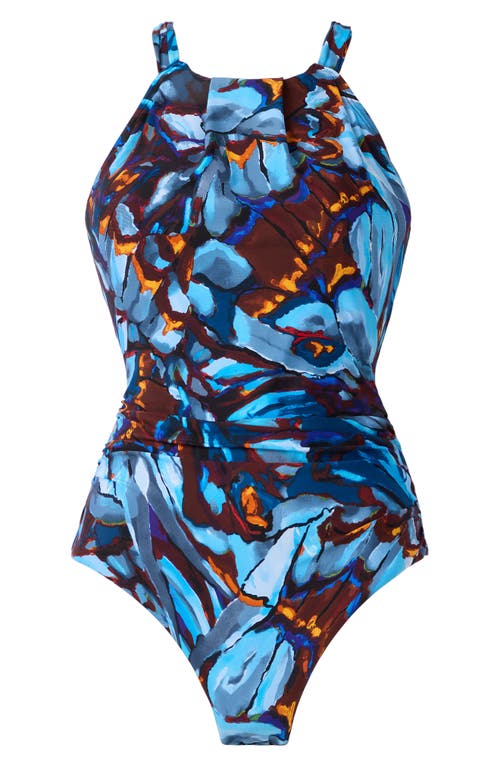 Magicsuit ® Monarch Amelia Open Back One-piece Swimsuit In Blue