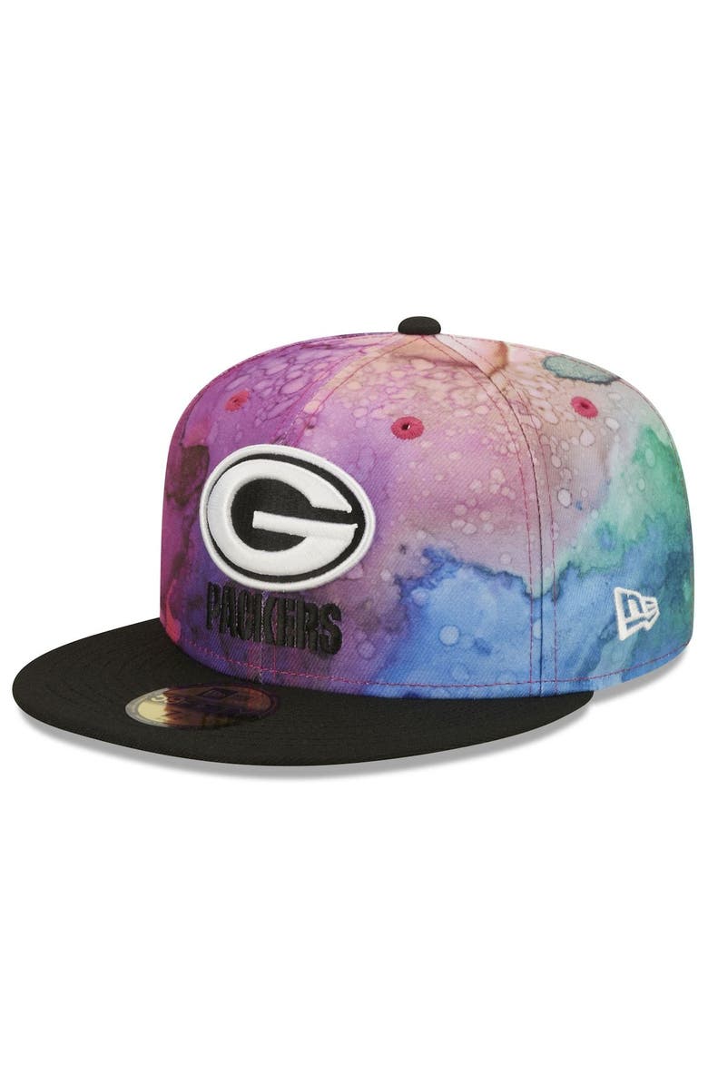 New Era Men's New Era Pink/Black Green Bay Packers 2022 NFL Crucial Catch 59FIFTY Fitted Hat, Alternate, color, 
