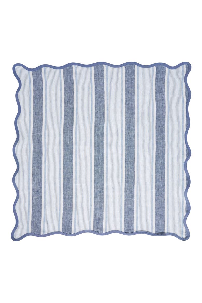 Cabana Set of 4 Napkins, Alternate, color, OCEAN