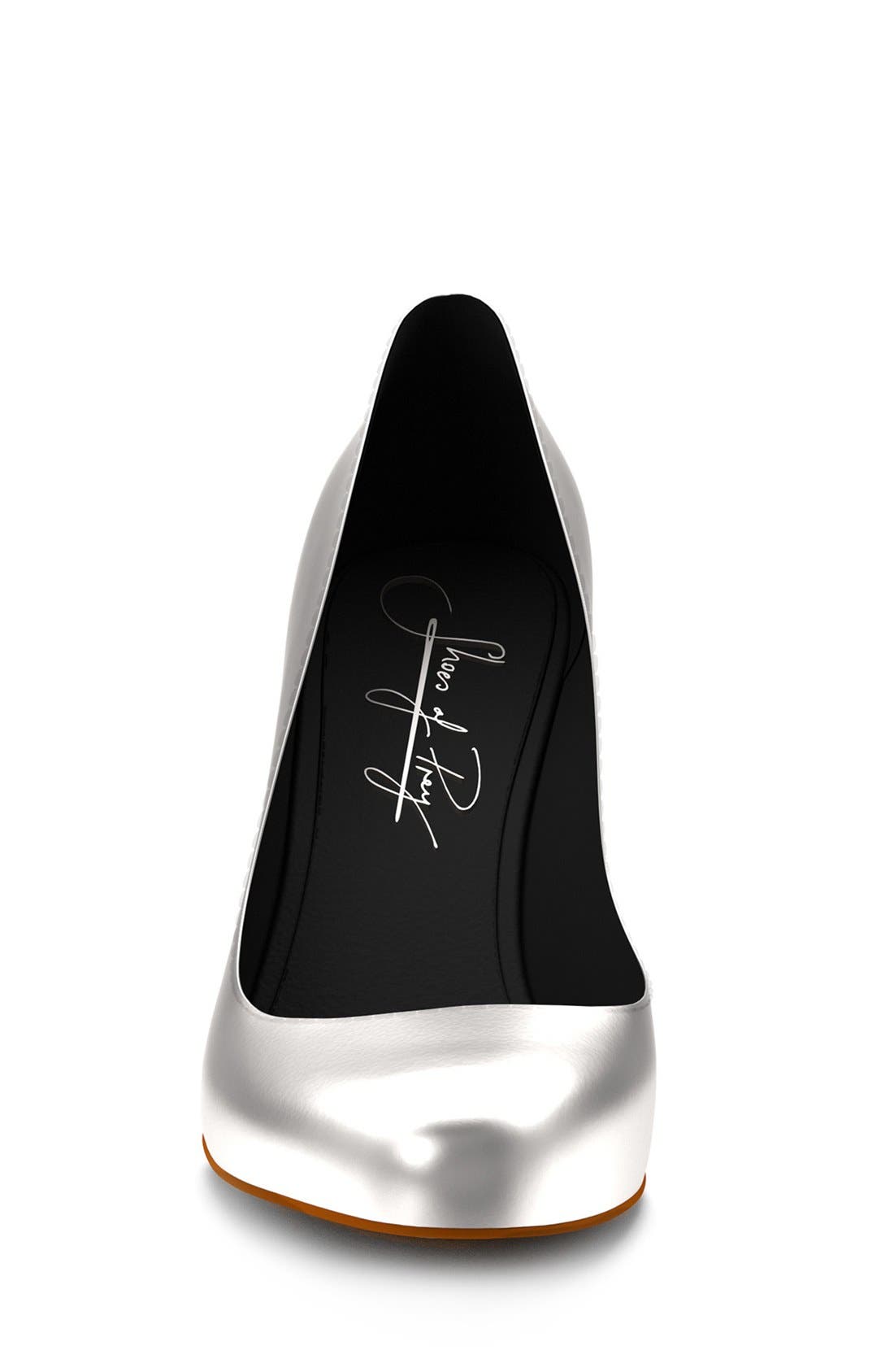 Shoes of Prey Round Toe Metallic  Pump, Alternate, color, 