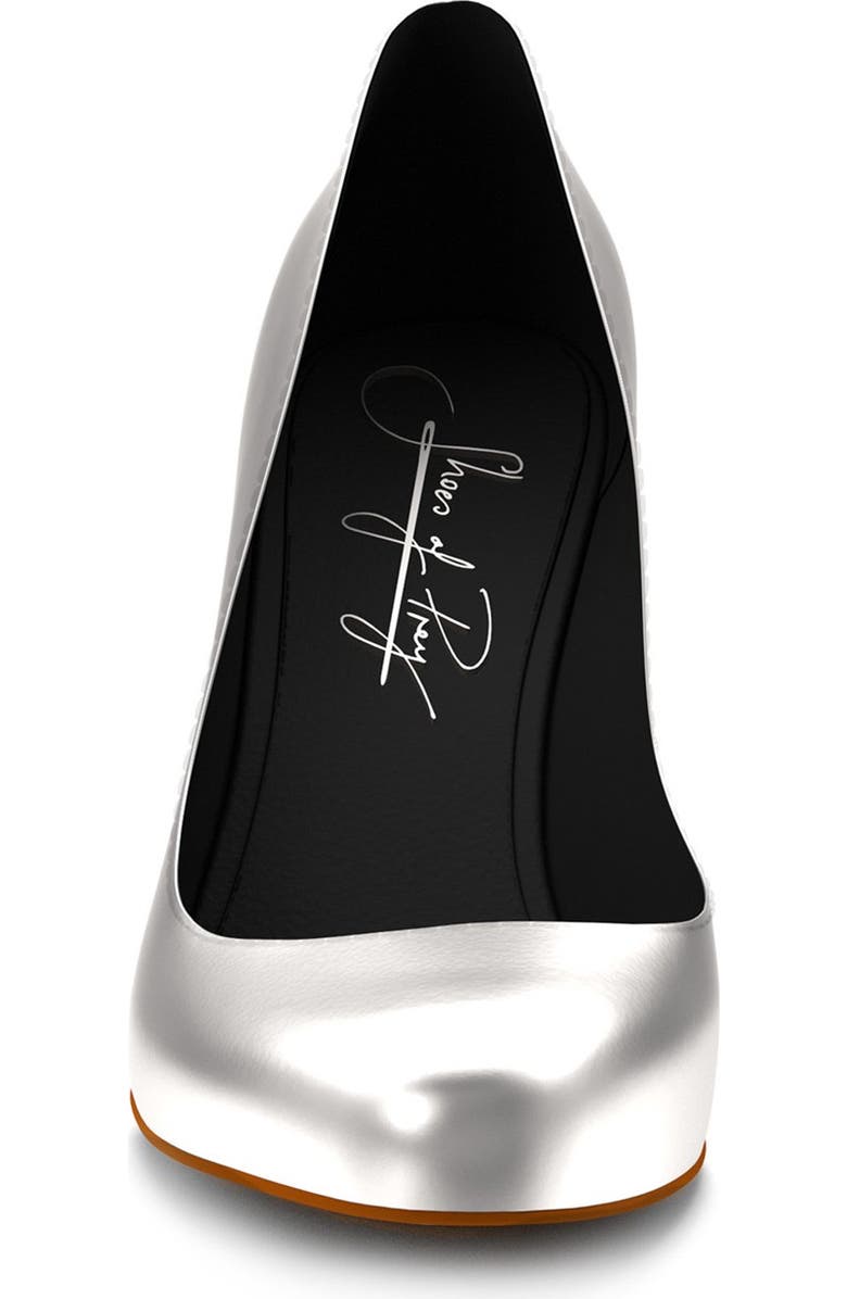 Shoes of Prey Round Toe Metallic Pump, Alternate, color,