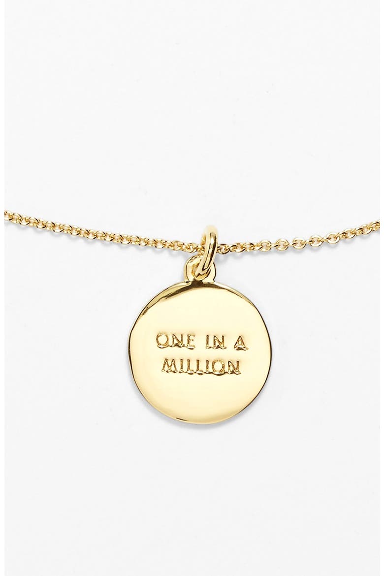 one in a million initial pendant necklace, Alternate, color, A- GOLD