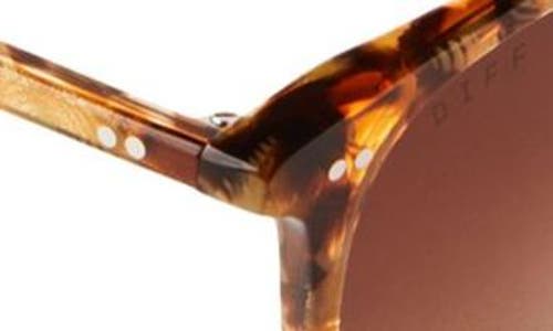 DIFF DIFF MAXWELL 51MM POLARIZED SQUARE SUNGLASSES
