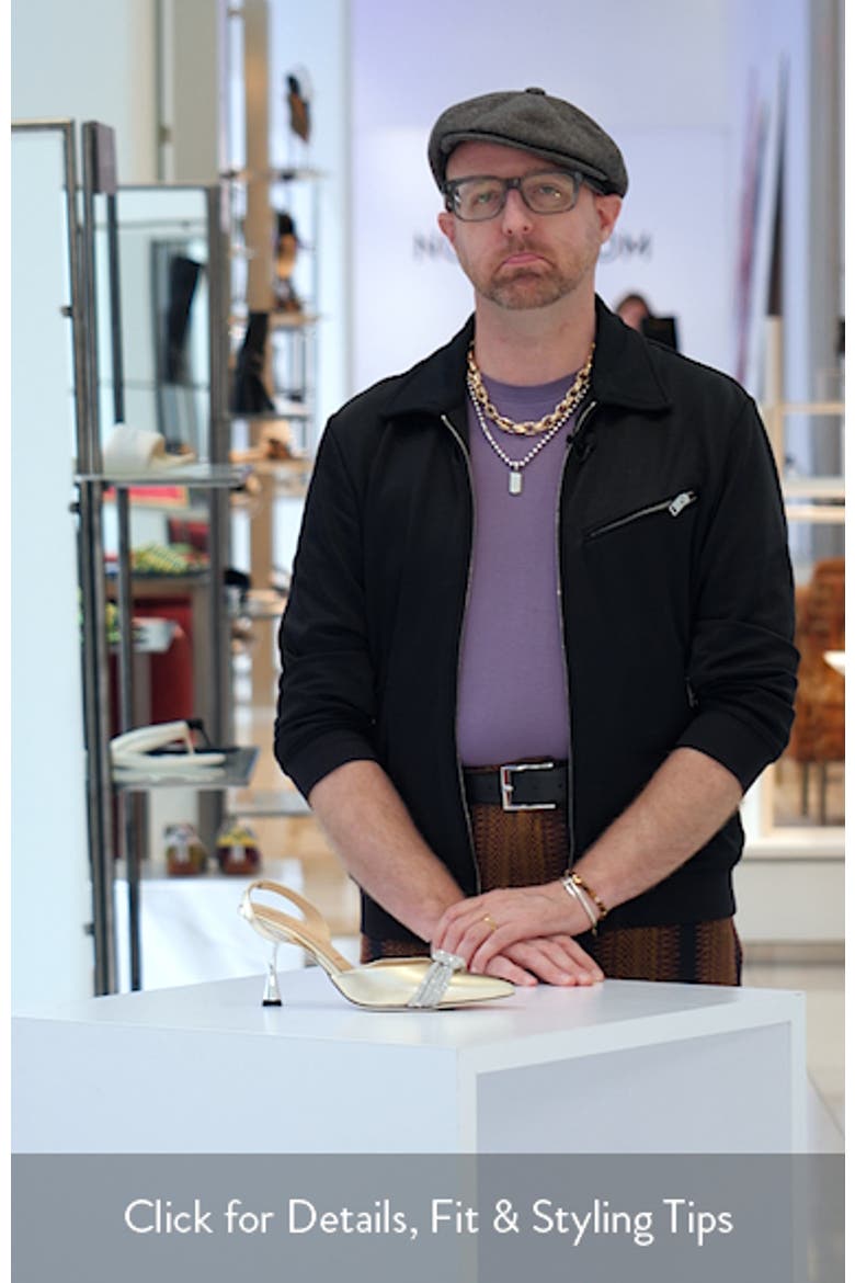 x The Devil Wears Prada Slingback Pointed Toe Pump video