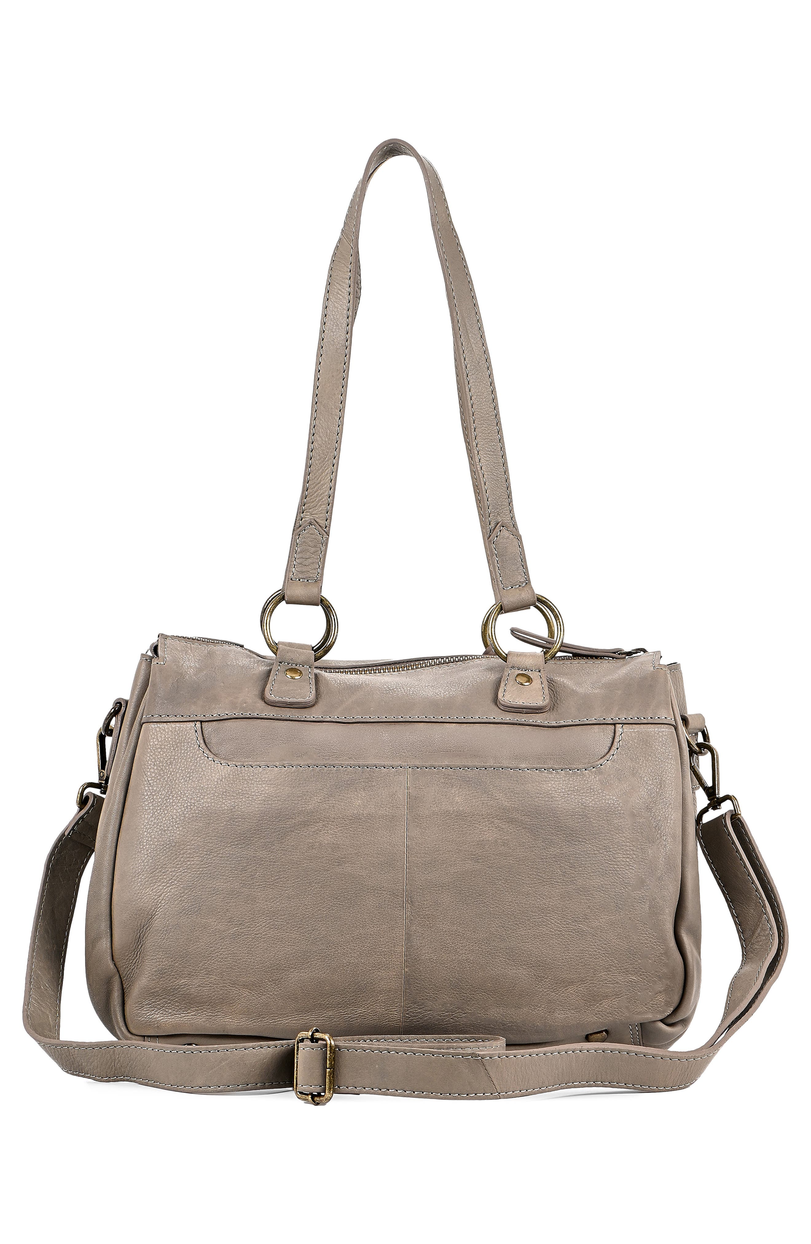 Børn Montauk Leather Satchel, Alternate, color, Charcoal