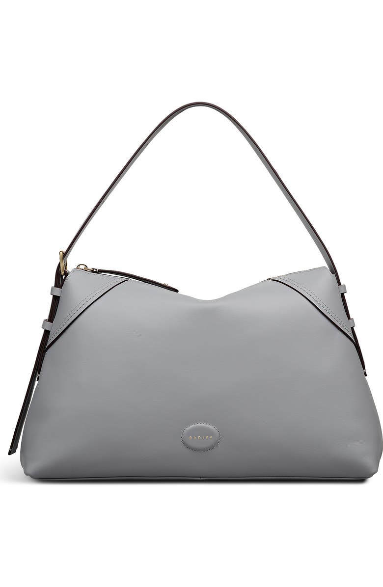 Radley Crawford Mews Large Ziptop Shoulder Bag, Main, color, Steel