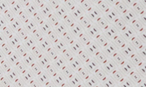 7 Diamonds Arcos Geo Print Short Sleeve Performance Button-up Shirt In White