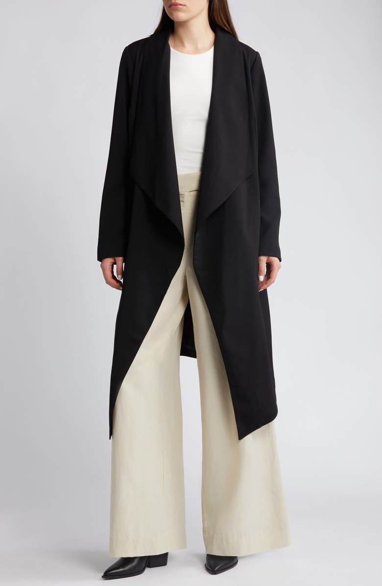 BCBG Shawl Collar Belted Coat, Alternate, color,