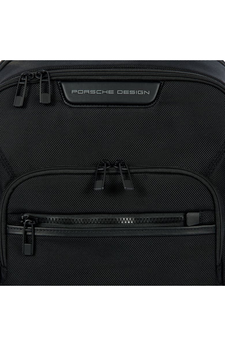 Porsche Design Roadster Leather EVO Backpack XS, Alternate, color, Black