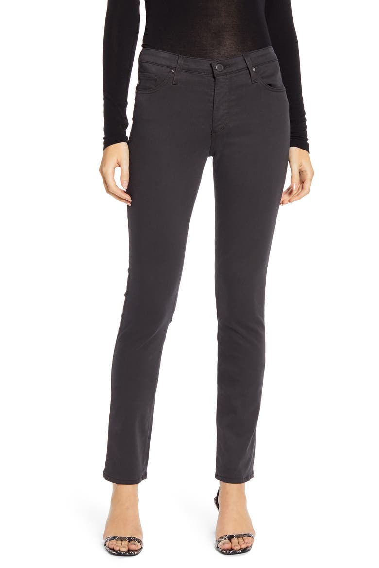 'The Prima' Cigarette Leg Skinny Jeans, Main, color, SHARK GREY